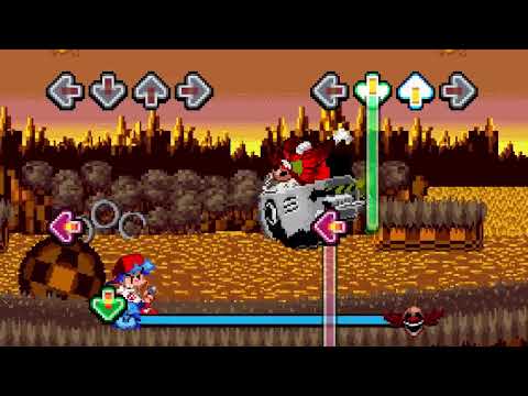 Friday Night Funkin' Burning Mockup Animation - Playable | VS Sonic.Exe 2.5/3.0 (FNF Mod/Hard/Sonic)