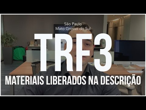 Saiu o Edital do TRF-3 (Todos os Materiais na Descrição do Vídeo)