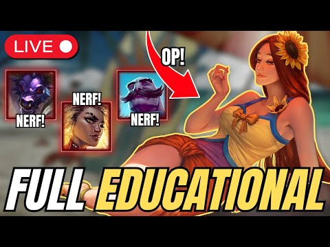 Full Educational day with LEONA - OP SUPPORT this PATCH?!