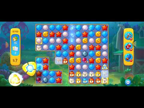 Fishdom Level 8740. NO BooSTERS