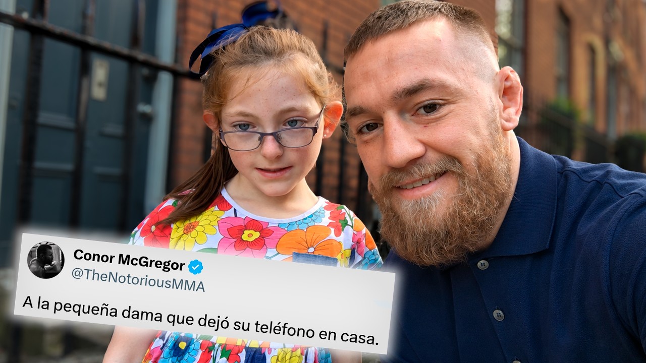 ¡La FOTO de Conor McGregor con una NIÑA!