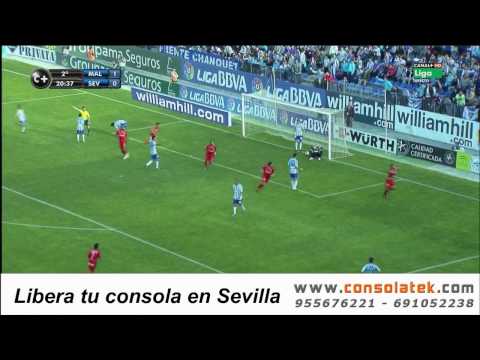 Malaga CF VS Sevilla FC (1-2) Jornada 31 11-04-2010 Goles All Goals Full Highlights