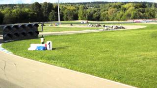 preview picture of video 'Final Rotax Max 2011. Iksha. Mayak (старт) (1)'