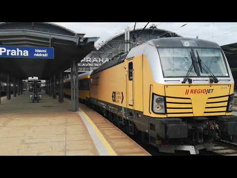 Regiojet 30.5.2021 První spoj Split-Praha po přijezdu do Prahy