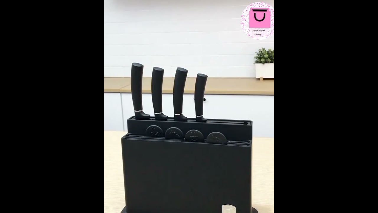 Berlinger Haus Knife Set 11 Pcs with Stand Cutting Board.