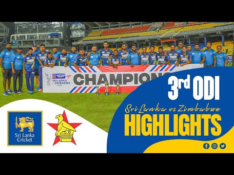 Sri Lanka Seal Series with Hasaranga Masterclass | 3rd ODI Highlights | Sri Lanka vs Zimbabwe 2024
