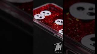 Red Glitter Panda Silicon case for Iphone 6/7/8