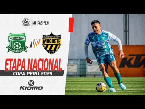 COPA PERÚ EN VIVO | DEFENSOR PATIBAMBA VS SPORT MACHETE | PARTIDO VUELTA