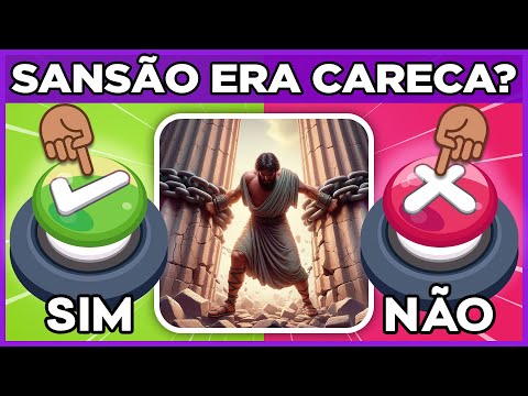 35 Perguntas de Sim ou Não Quiz Bíblico | Apenas 10% da pessoas acertam todas as perguntas