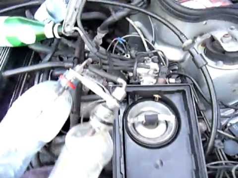 Testing your fuel injectors Mercedes 190e CIS
