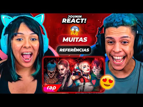 Rap do Coringa, Arlequina, Hisoka e Pennywise - CIRCO DOS HORRORES 2 | [React Rap Nerd] 🔥