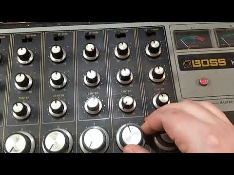 Boss KM-6B Mixer demo - just repaired and calibrated January 2021