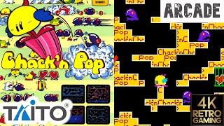 Chack N' Pop Arcade ( Taito 1983 ) 4k Gameplay