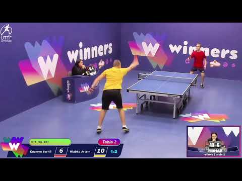 Winners League 23.10.21 Kuzmyn Serhii - Riabko Artem 18:30