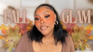 THE ULTIMATE FALL GLAM MAKEUP TUTORIAL 🍂 | Toasty Warm Brown Vibes 🍁