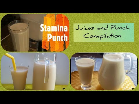 Juices and Punch Compilation Part 1- The Jamaican Cooking Journey