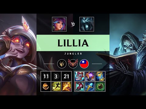 Lillia Jungle vs Karthus - TW Grandmaster Patch 25.17