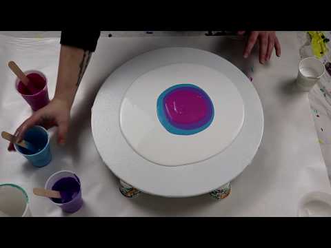 (416) HUGE Multi Bloom!! SheleeArt Style Fluid Art Technique