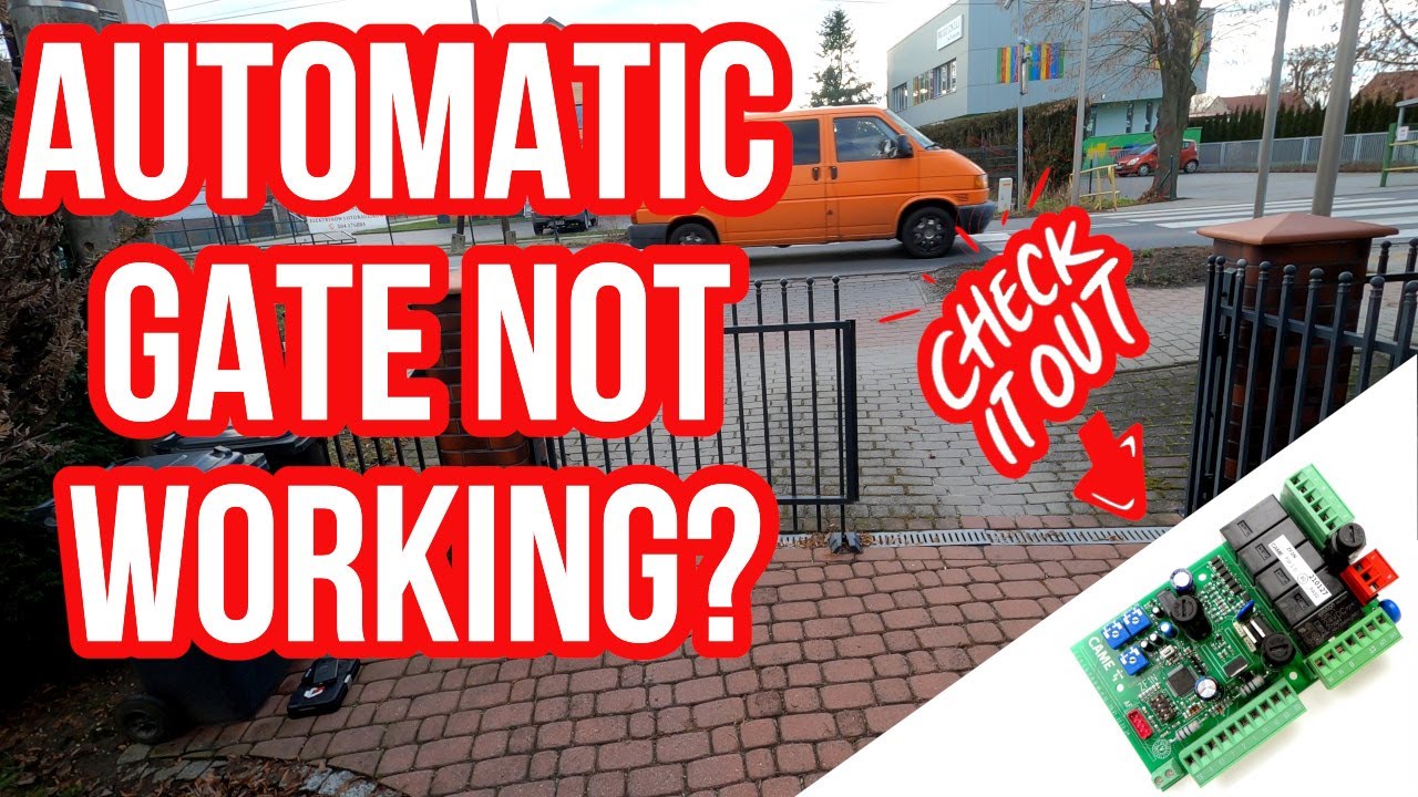 Automatic gate repair.  DIY