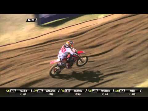 Tim Gajser and Antonio Cairoli battle MXGP of Germany MXGP race 1 - motocross 2016