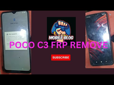 POCO C3 FRP BYPASS ..100% DONE IN A SINGLE CLICK