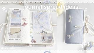 JOURNAL WITH ME 🐚🐰 : 5 ways to fill your journal, chat + tips, aesthetic midori b6 slim! ep.2