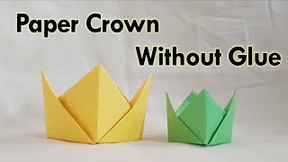 How to make a paper crown without glue | Easy paper ideas | DIY crown | paper craft ideas