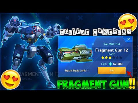FRAGMENT GUNs UNLOCKED & USING THEM IN "ECLIPSE" 🤩🔥 || MECH ARENA || HRG ||