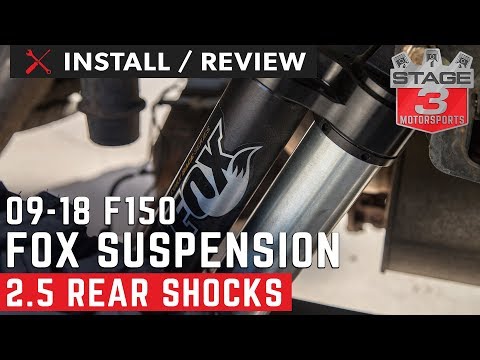 2009-2018 F150 Fox 2.5 Factory Series Piggyback Reservoir Rear Shock Install and Review