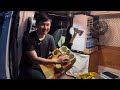 DIY สร้างเตาไฟครัวรถบ้านปี2022  ลิ้นชักท้ายรถยืดหยุ่นใช้งานสะดวก🖤ง่าย🖤เร็ว 🖤เริ่มต้นจากไม้เศษ