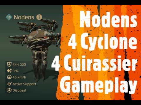 War Robots | Nodens | 4 Cyclone | 4 Cuirassier