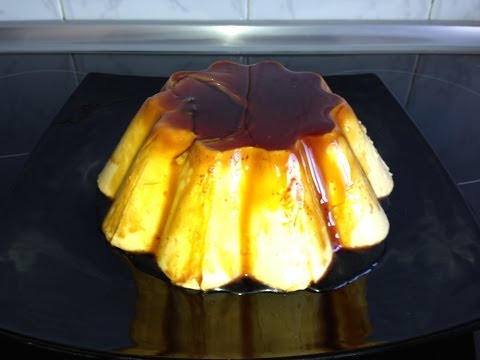 Flan de turrón