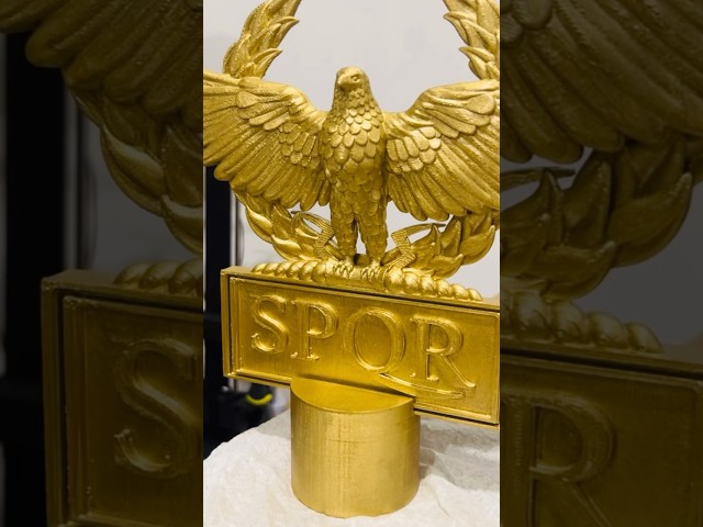 Vídeo relacionado con Bandera SPQR Imperio Romano, Águila Imperial, 150 x 90 cm, marrón
