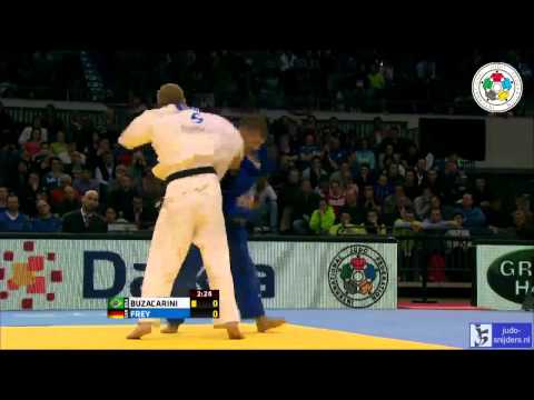 Judo 2014 Grand Prix Dusseldorf: Buzacarini (BRA) - Frey (GER) [-100kg] bronze