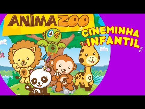 Cineminha Infantil com 1 Hora de Desenhos Educativos | Animazoo Kids 🦁🐼🐵🦒🦜