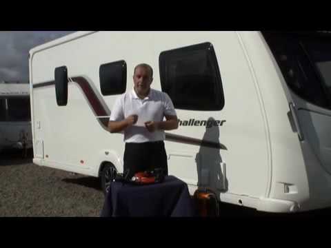 Using Floe system to drain down and winterise a touring caravan.