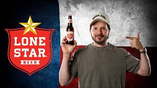 I tried Lone Star - the National Beer of Texas!