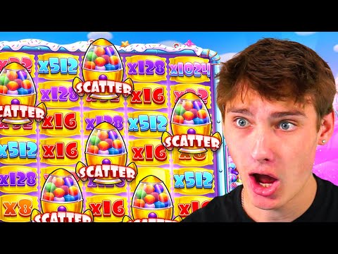 NON STOP RETRIGS ON SUGAR RUSH SUPER SCATTER!
