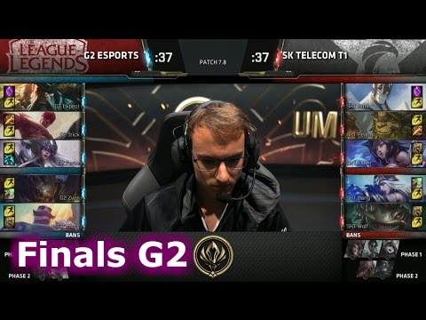 SK Telecom T1 vs G2 eSports | Game 2 Grand Finals LoL MSI 2017 Play-Offs | SKT vs G2 Final G2
