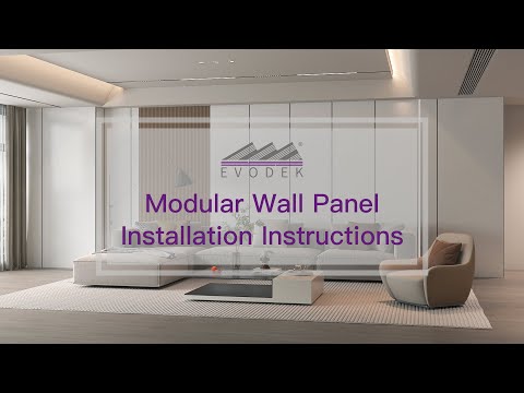 EVODEK® Modular Wall Panel Installation Instructions