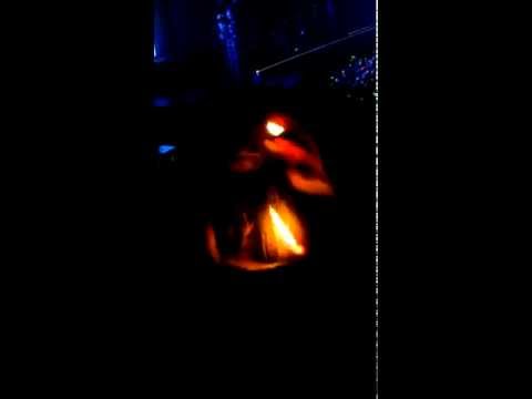 POPNYE guy with orange ultra glow sticks FERRY CORSTEN