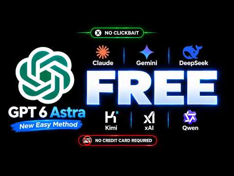 How to Use GPT-6 Astra for FREE | Multiple Websites | No CC | Multiple AI Models