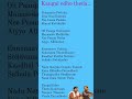 Kangal Edho Song Lyrics Kangal Song Siddarth Siddha