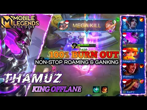 THAMUZ BURN OUT THE ENEMIES | PERFECT ROTATION | TOP GLOBAL THAMUZ