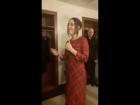 Фрагмент репетиции с Zaz в отеле