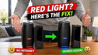 How to Fix Router Red Light (No Internet) – Works Fast!