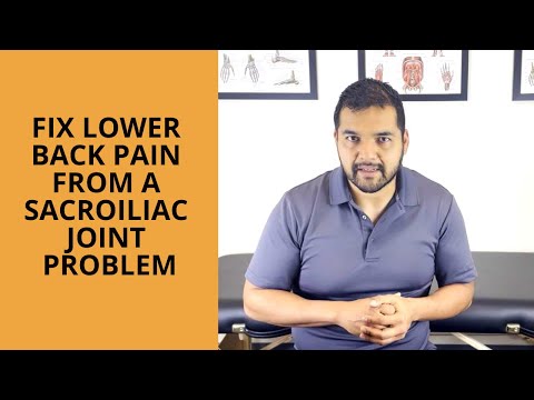 How To Fix Lower Back Pain From A Sacroiliac Joint Problem | El Paso Manual Physical Therapy