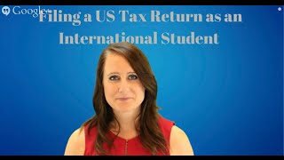 Filing a US Tax Return as an International Student
