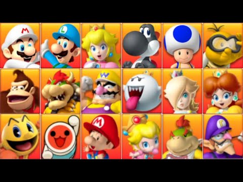 Mario Kart Arcade GP DX 1.18 (Arcade) All Playable Characters