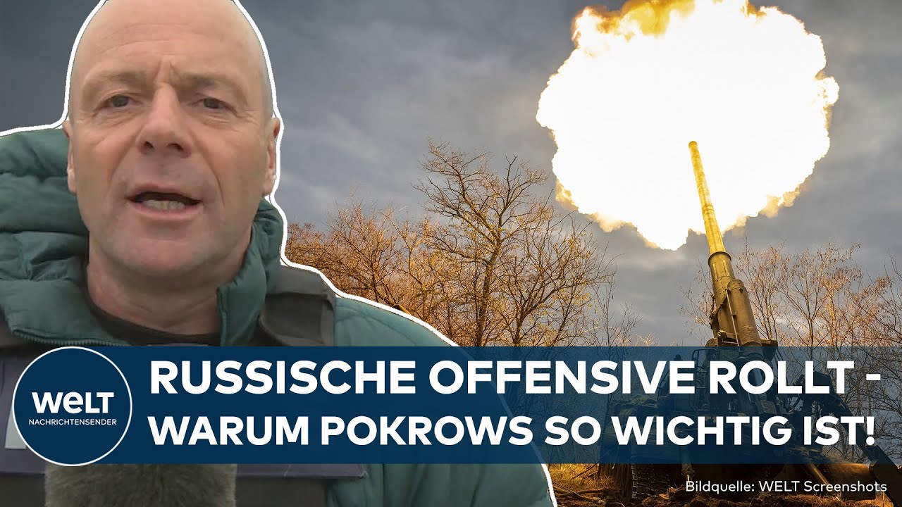 PUTINS KRIEG: Ukrainische Ostfront wackelt - Ziel des Russensturms die Schlüsselstellung Pokrowsk